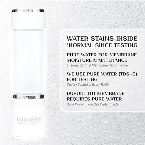Lumiere Hydrogen Infusing Water Bottle - Has many health benefits! - Picture 12 of 14